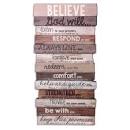 LCP 45019 PLAQUE MDF STACKED MEDIUM BELIEVE