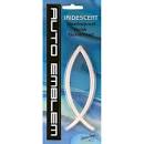 AE-140-I AUTO EMBLEM LARGE FISH IRIDES