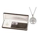 DIC 73-2591P NECKLACE SIL PLT 18IN CHAIN TREE OF L