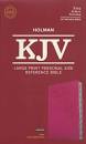 KJV HOL LARGE PRINT PERSONAL SZ REF BI LT PINK IDX