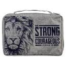 CAG BBL744 VALUE BIBLE COVER POLY-CANVAS BE STRONG
