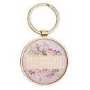 CAG KMO096 KEYRING IN TIN HE GIVES ME STRENGTH