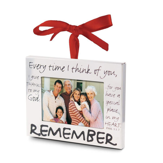 DIC 12262 PHOTO FRAME ORNAMENT REMEMBER