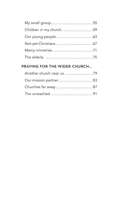 5 THINGS TO PRAY FOR YOUR CHURCH