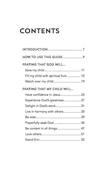 5 THINGS TO PRAY FOR YOUR KIDS